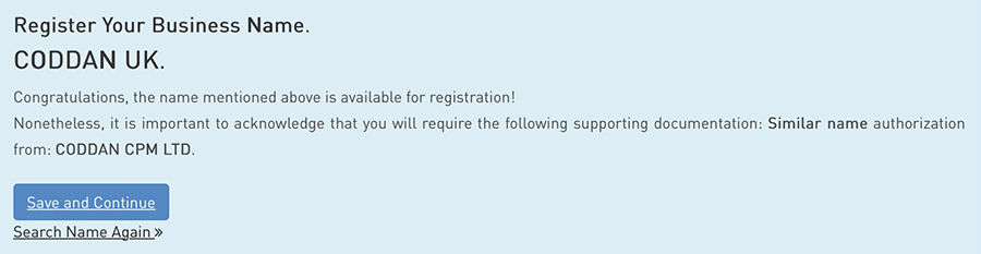 Find out if your UK business name is available for free with the Companies House search tool on gov.uk for fast results.