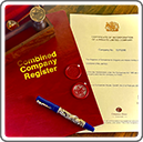 A red combine company leaf register placed on a surface, accompanied by a pen and a stamp, ready for mailing. A red combine corporate register accompanied by a pen and a company seal, highlighting the themes of communication and correspondence. A red combine company leaf register placed on a surface, accompanied by a pen and a stamp, ready for mailing. A red combine corporate register accompanied by a pen and a company seal, highlighting the themes of communication and correspondence.